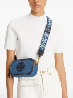 Bags>TORY BURCH Miller Denim Mini Crossbody Bag