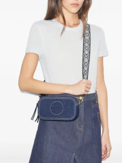 Bags>TORY BURCH Miller Denim Mini Crossbody Bag