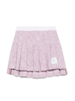 Skirts>THOM BROWNE Mini Backdrop Pleated Skirts