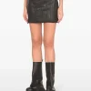 Skirts>RICK OWENS Mini Denim Skirt