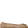 Flats>TORY BURCH Minnie Travel Ballet With Suede Logo