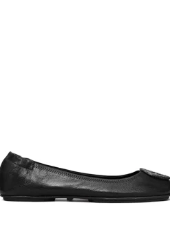 Flats>TORY BURCH Minnie Travel Ballet With Pave Logo