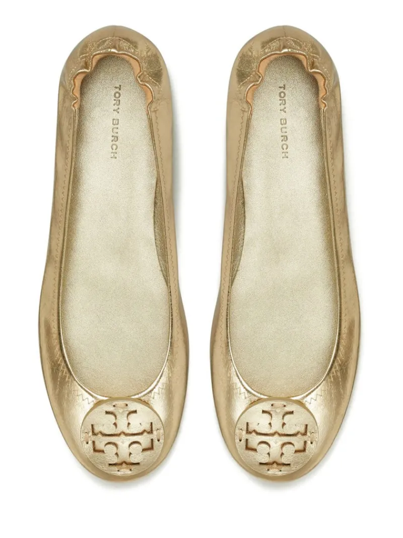 Flats>TORY BURCH Minnie Travel Ballet With Leather Logo