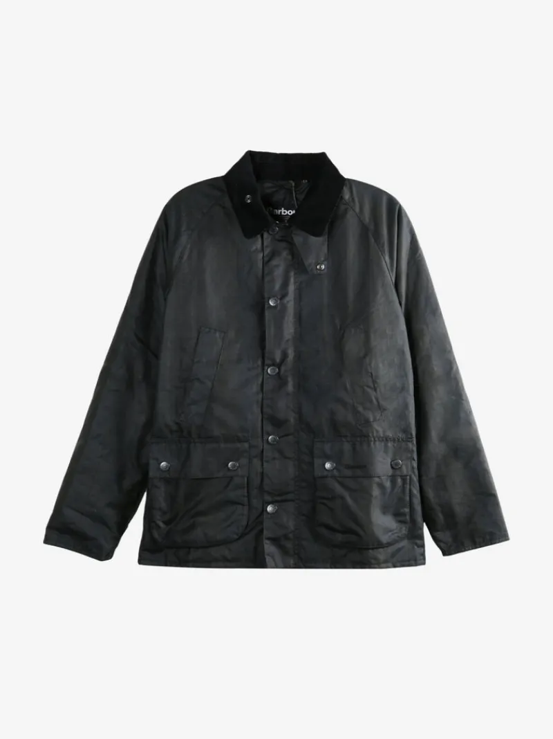 Jackets & Coats>BARBOUR Modern Check Bedale Wax Jacket
