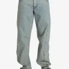 Jeans>MARINE SERRE Moon Laser Denim Curved Jeans