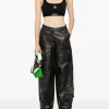 Activewear>MARINE SERRE Moon Logo Sports Bra
