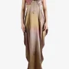Dresses>YANGKEHAN Multicolor Silk Slip Dress