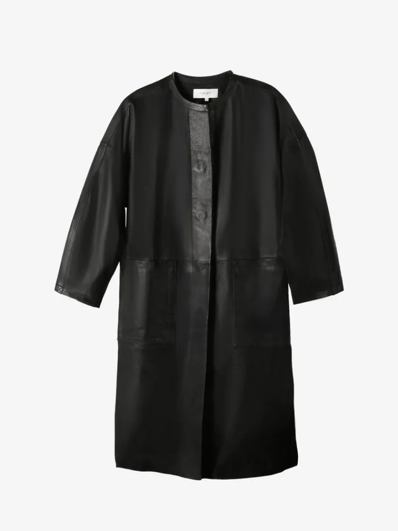 Jackets & Coats>ATELIER NEW YORK Nappa Leather Coat