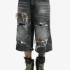 Shorts | Pants>BIRTH OF ROYAL CHILD Nautical Treasure Map Destroyed Jorts