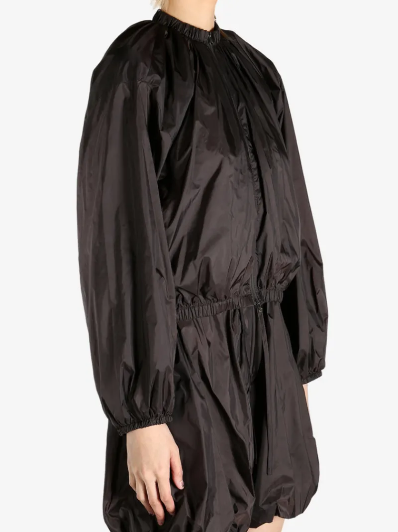 Tops>AMOMENTO Neck Shirring Volume Jumper