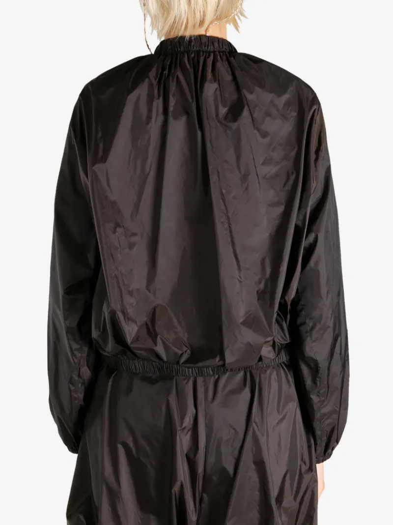 Tops>AMOMENTO Neck Shirring Volume Jumper