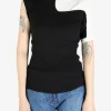 Tops>KIKO KOSTADINOV Nomas Asymmetric Knit Raglan Top