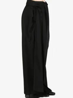 Skirts>ANN DEMEULEMEESTER Norell Long Pleated Wrap Skirt