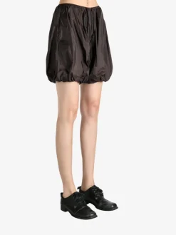 Shorts>AMOMENTO Nylon Shirring Shorts
