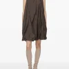 Dresses>AMOMENTO Nylon Volume Mini Dress