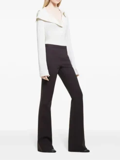 Shirts>COURRÈGES Oblique Crepe Jersey Shirt