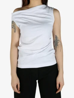 Tops>DRIES VAN NOTEN Off Shoulder Top