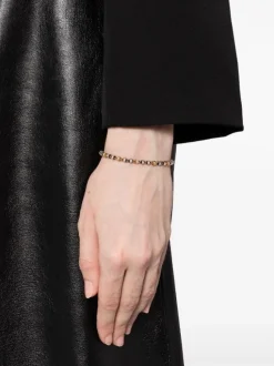 Jewelry | Jewelry>MAOR Omni 4MM Bracelet In Silver And Yellow Gold With White Diamond Detail