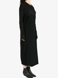 Dresses>Y'S O-Square Shoulder Strap Dress