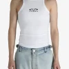 Tops | T-shirts>VETEMENTS Oval Logo Tank Top