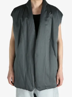 Jackets & Coats>DRIES VAN NOTEN Overdyed Cotton Vest