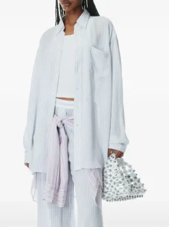 Shirts>ALEXANDER WANG Oversized Boyfriend Shirt