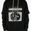 Sweats & Hoodies>RICK OWENS DRKSHDW Oversized Hoodie