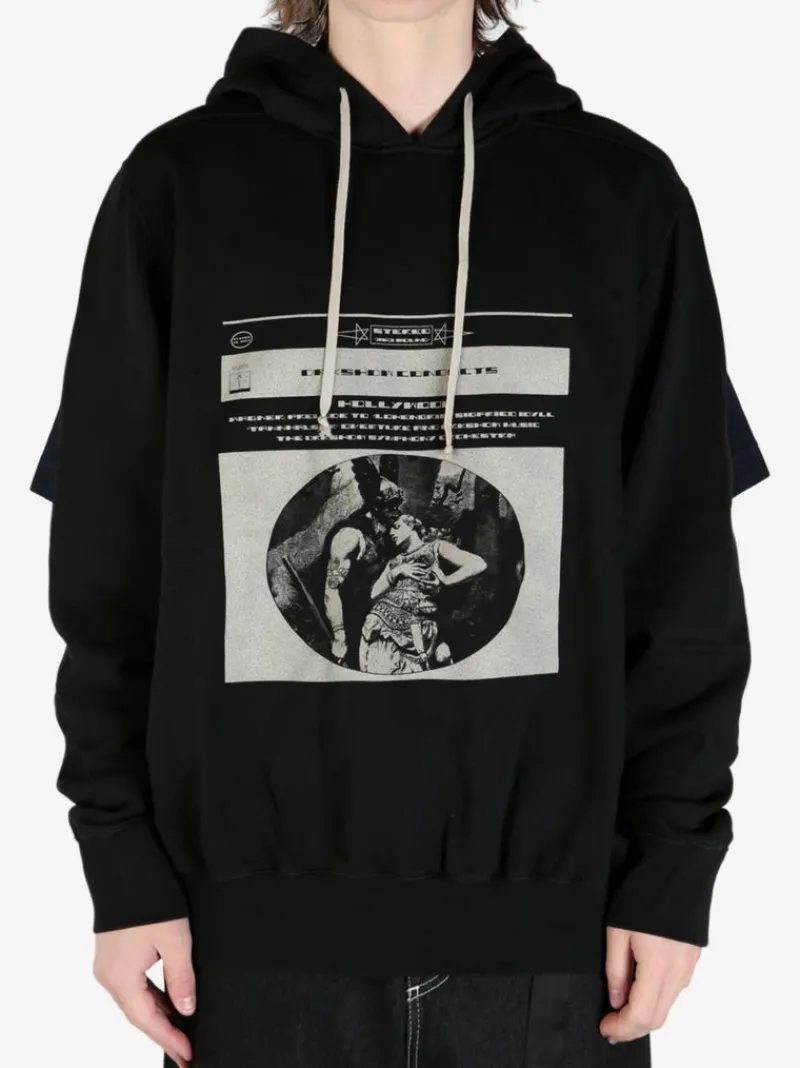 Sweats & Hoodies>RICK OWENS DRKSHDW Oversized Hoodie