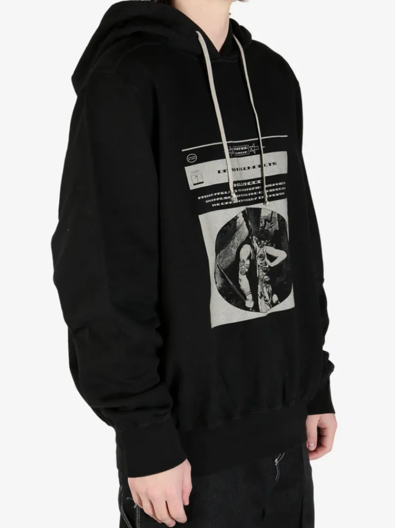 Sweats & Hoodies>RICK OWENS DRKSHDW Oversized Hoodie