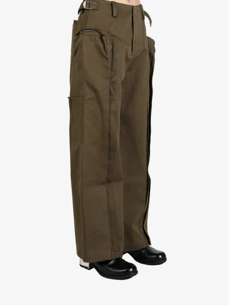 Pants | Pants>FAX COPY EXPRESS Oversized Multi-Pocket Cargo Pants