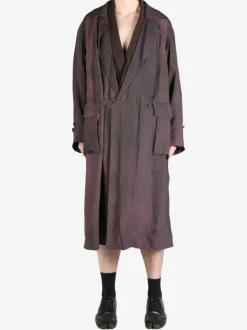 Jackets & Coats>ZIGGY CHEN Oversized Trench Coat
