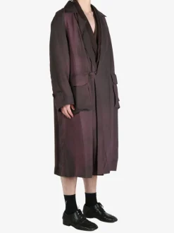 Jackets & Coats>ZIGGY CHEN Oversized Trench Coat