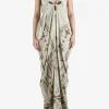 Dresses>YANGKEHAN Panel Graphic Slip Dress