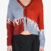 Knitwear>THE ELDER STATESMAN Patchwork Boucle Cardigan