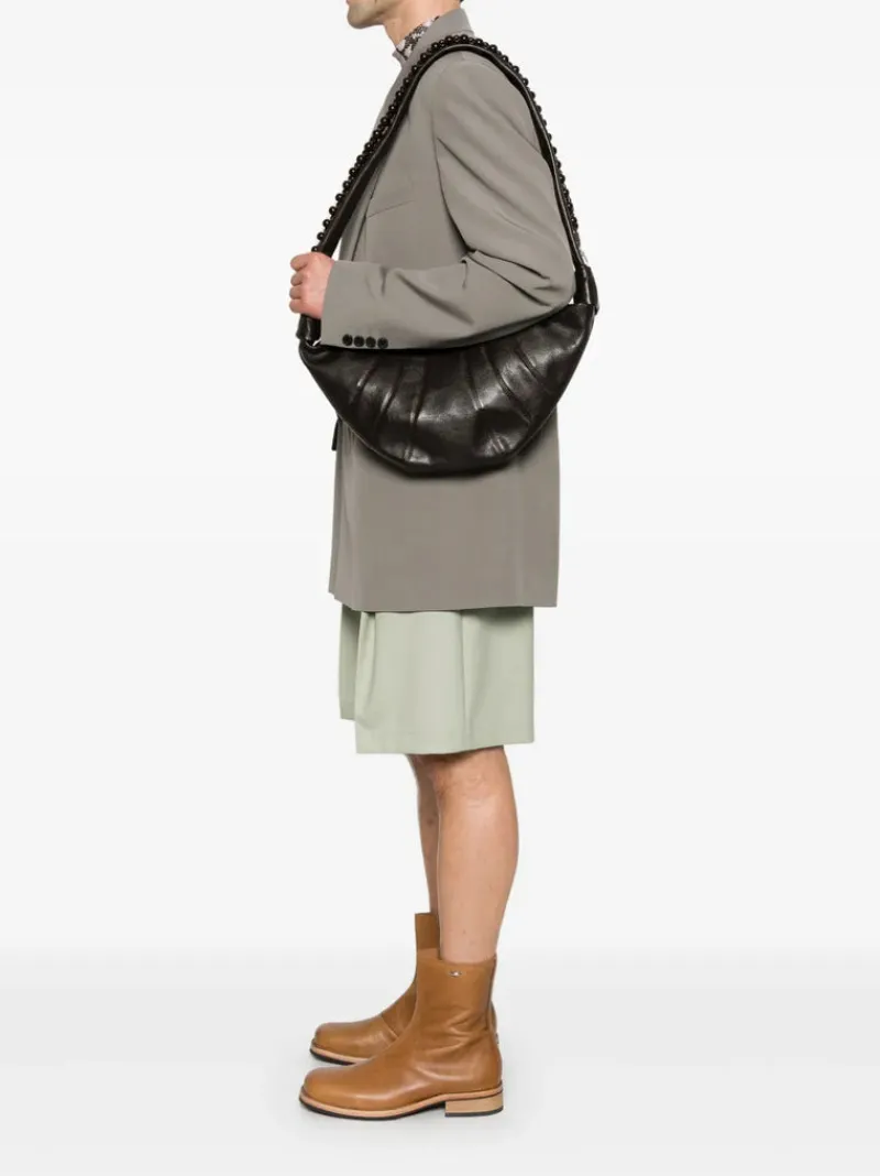 Bags>LEMAIRE Pearls Medium Croissant Bag