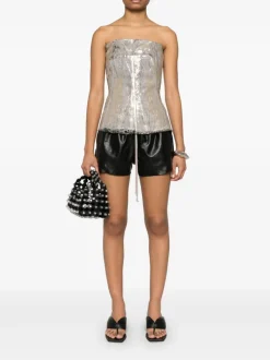 Shorts>RICK OWENS Pelle Boxer Shorts