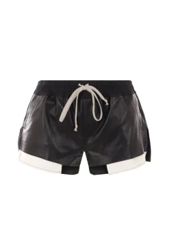Shorts>RICK OWENS Pelle Shorts Fog Boxers