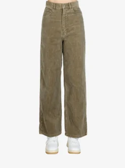 Pants>AURALEE Pigment Dye Finx Corduroy Wide 5P Pants
