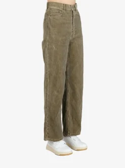 Pants>AURALEE Pigment Dye Finx Corduroy Wide 5P Pants