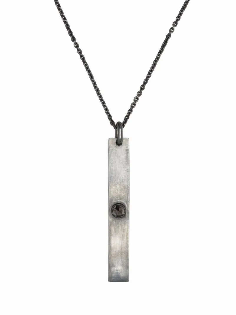Jewelry | Jewelry>PARTS OF FOUR Plate Necklace (2.4 CT, Black Diamond, KA+BLKDIA)