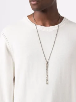 Jewelry | Jewelry>PARTS OF FOUR Plate Necklace (Mega Pavé, Half, DA+DIA)