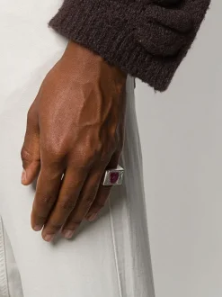 Jewelry | Jewelry>PARTS OF FOUR Plate Ring Single (4.0 CT Ruby Slab, 17mm, PA+RUS)
