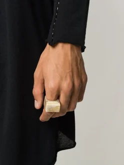 Jewelry | Jewelry>PARTS OF FOUR Plate Ring Single (Cuboid, 17mm, MA+MASU)