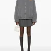 Skirts>MIU MIU Pleated Mini Skirt