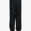 Pants>LOUIS GABRIEL NOUCHI Pleated Pinstripe Pants
