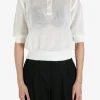 Shirts>MARGARET HOWELL Pointelle Polo Shirt