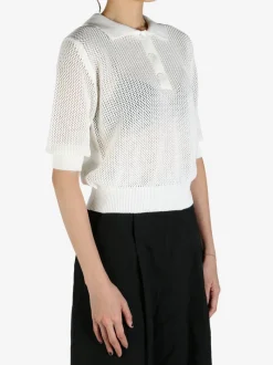 Shirts>MARGARET HOWELL Pointelle Polo Shirt