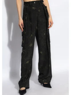 Pants>DRIES VAN NOTEN Polkam Pants