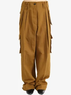 Pants>DRIES VAN NOTEN Polkam Washed Cotton Pants