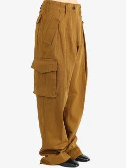 Pants>DRIES VAN NOTEN Polkam Washed Cotton Pants